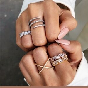 Rose Gold Baguette Ring